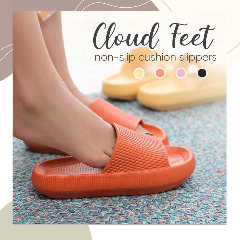 Non-Slip Cloud Slippers Bathroom Sandals With Arch Support-xinru shop