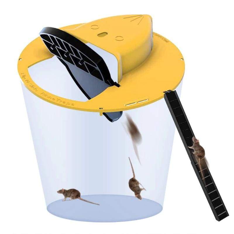 The Smart Flip and Slide Bucket Lid Mouse Rat Trap-xinru