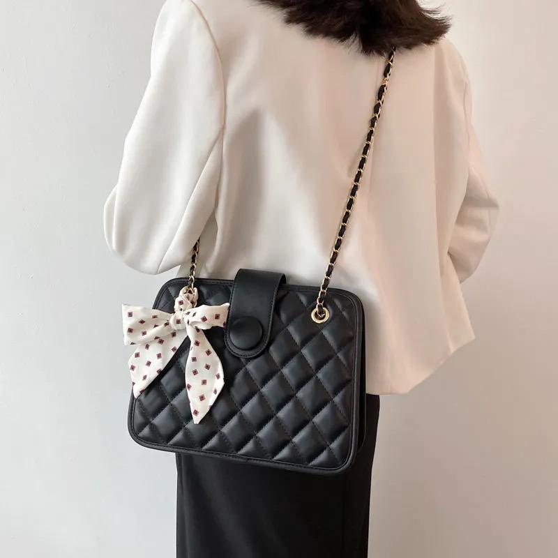 ボウチェーンショルダーバッグ-xinru shop