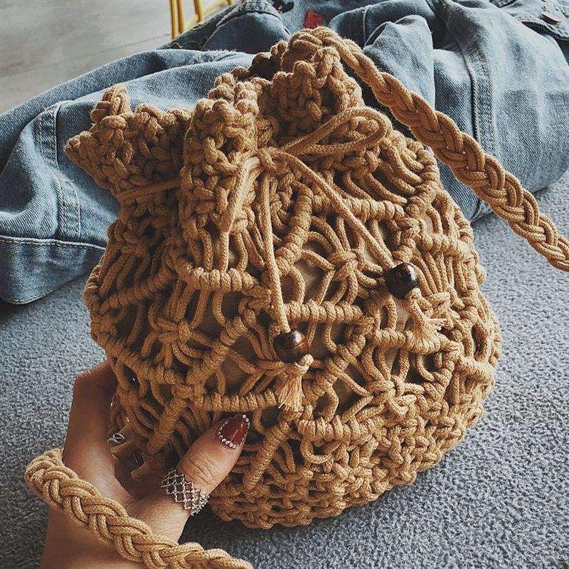 メッセンジャーバッグショルダーバッグバケットバッグ-xinru shop