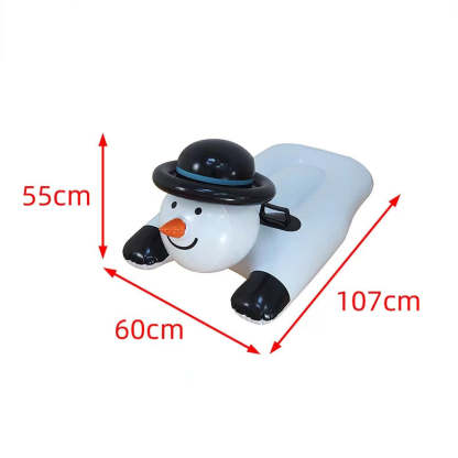 4FT PVC Inflatable Ski Circle for Children Adult Outdoor Winter Sport Toys-xinru shop