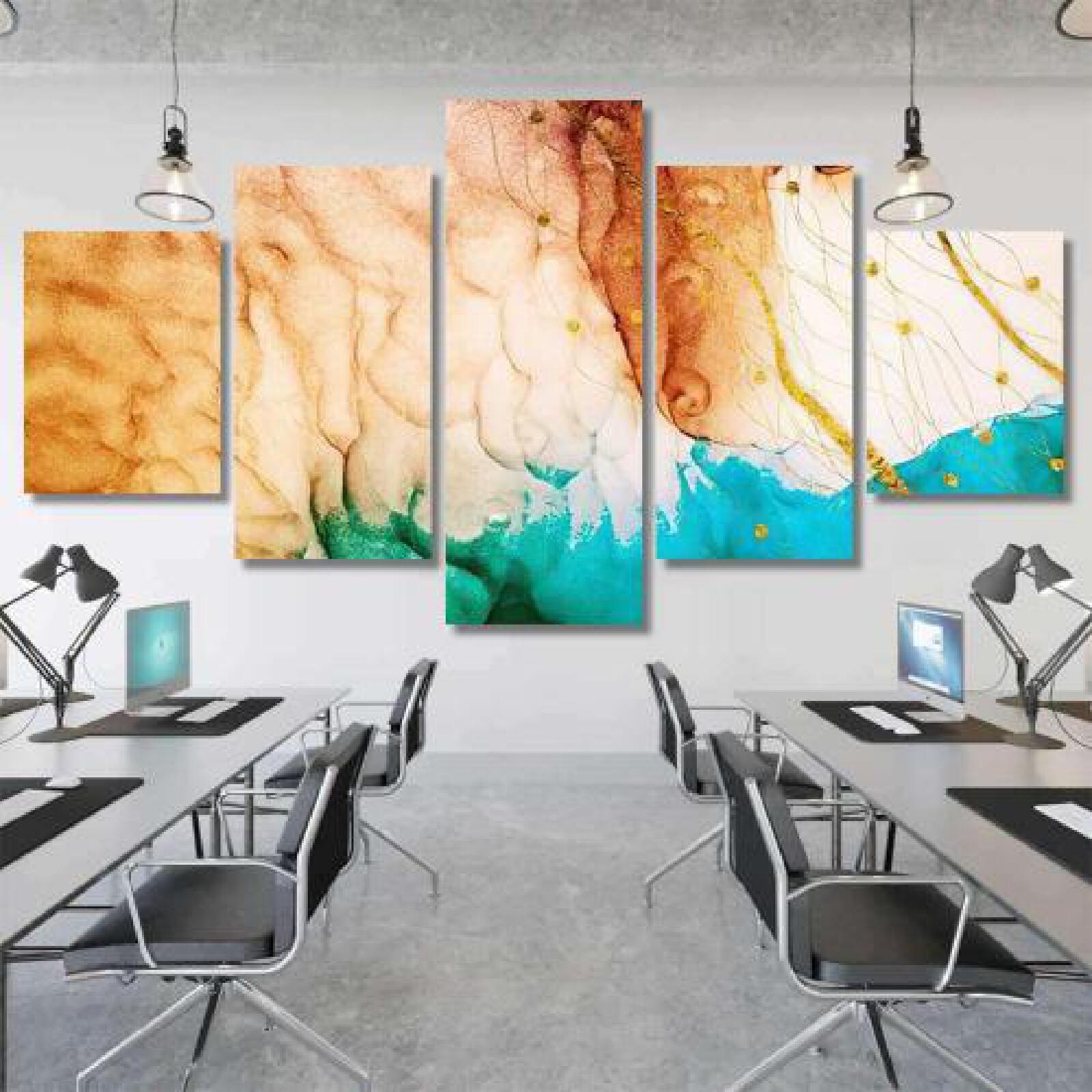 Exotic Art Golden Swirl Artistic Design-xinru shop