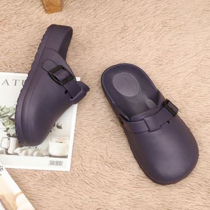 Arch-Support Mules Slip On Backless Slippers-xinru shop