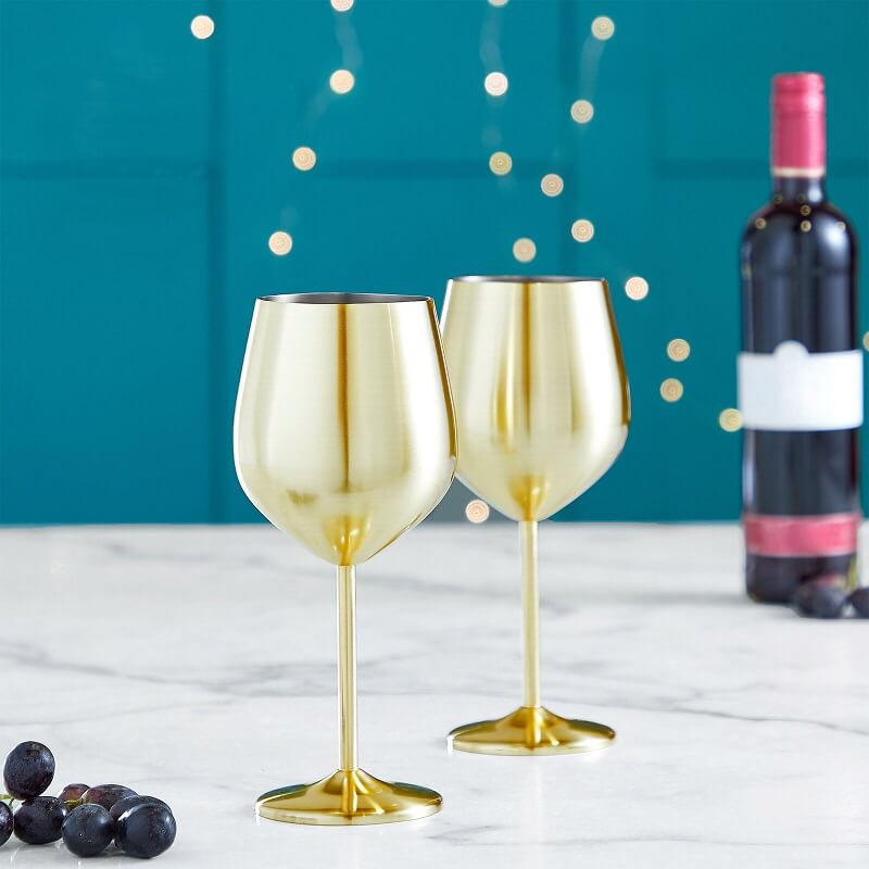 Wine Glass Stemware Party Wine Glass Cocktail 304 Stainless Steel-xinru