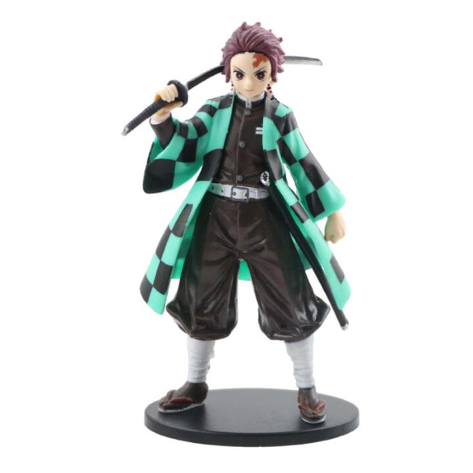 Demon Slayer Kimetsu No Yaiba  Kamado Tanjirou Action Figure PVC Model Toys-xinru