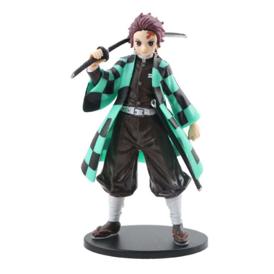 Demon Slayer Kimetsu No Yaiba  Kamado Tanjirou Action Figure PVC Model Toys-xinru