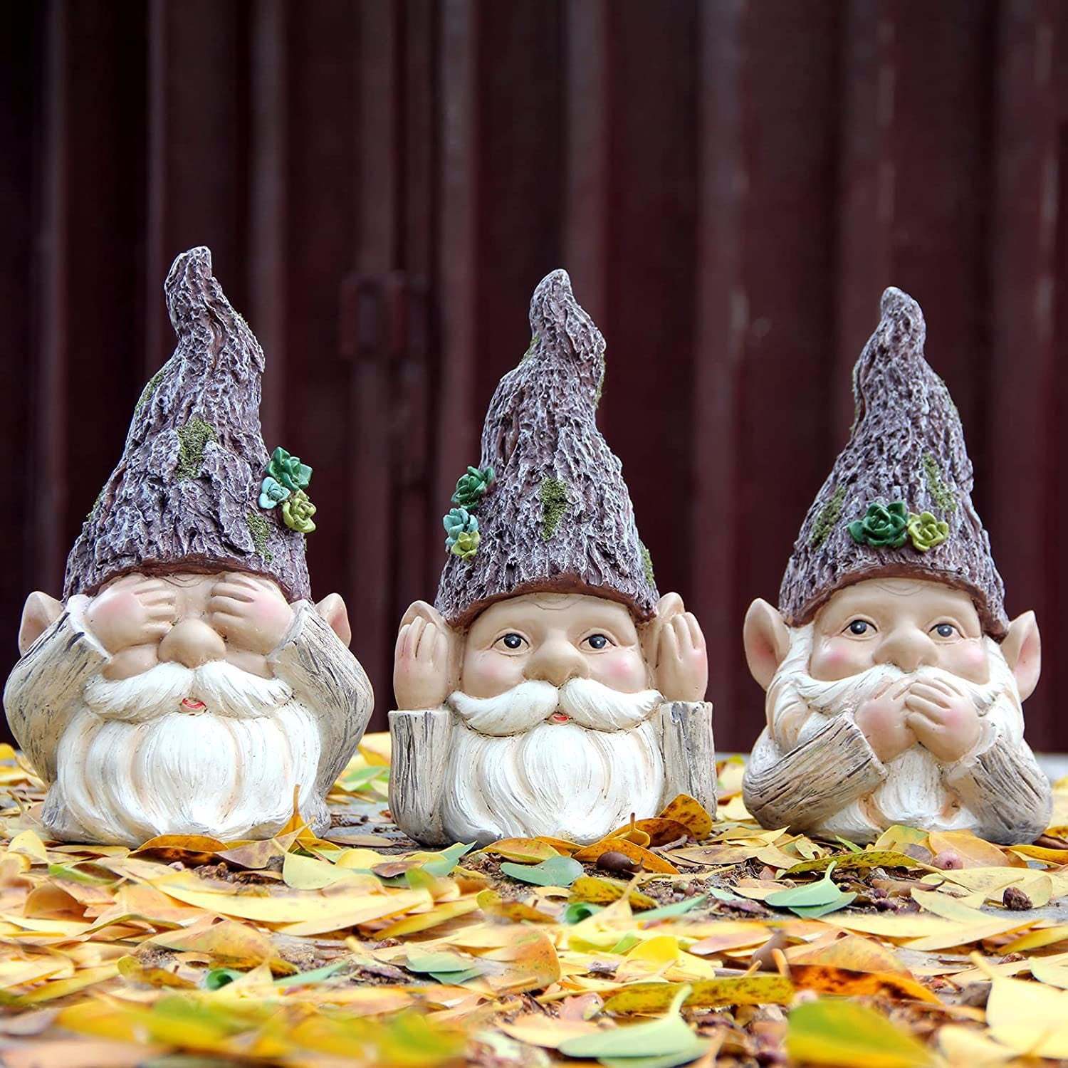 Wisdom Gnome Garden Statue Garden Decoration Resin Accessories-xinru