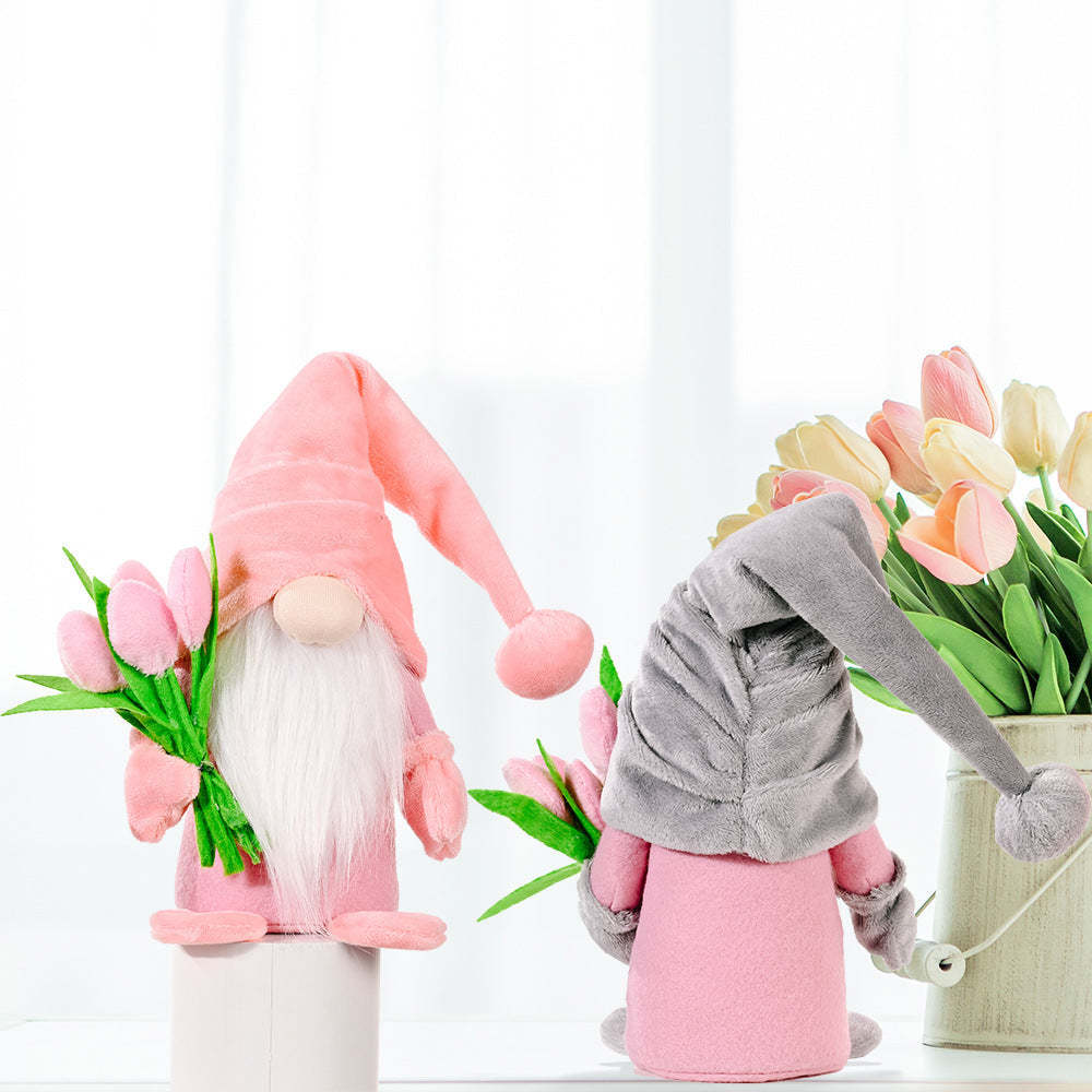 Mother's Day Gift Tulip Gnome Spring Home Decoration-xinru