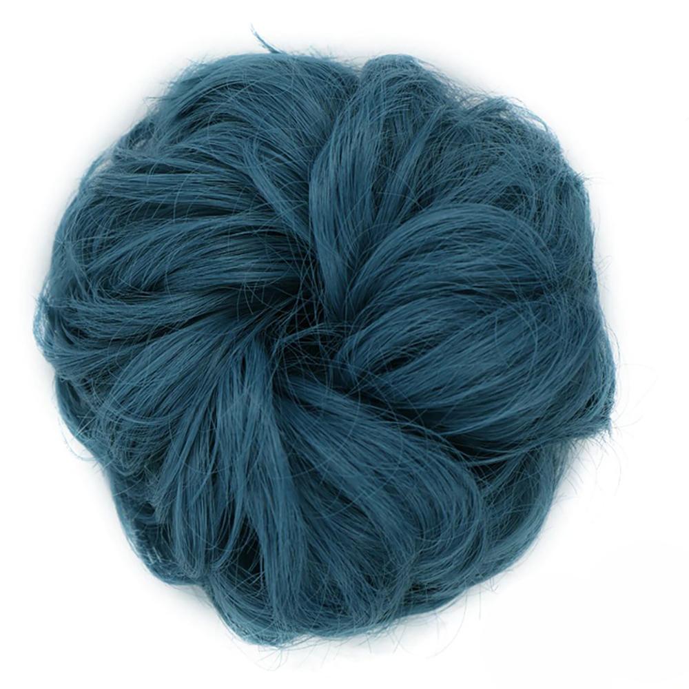 Natural Look Synthetic Messy Hair Bun Scrunchie Extension-xinru