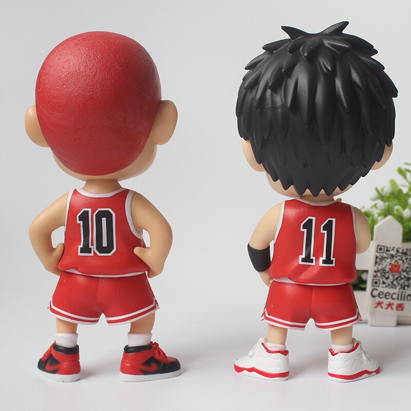 Anime Slam Dunk Sakuragi Flower Road Kaede Rukawa PVC Figure New Bulk-xinru
