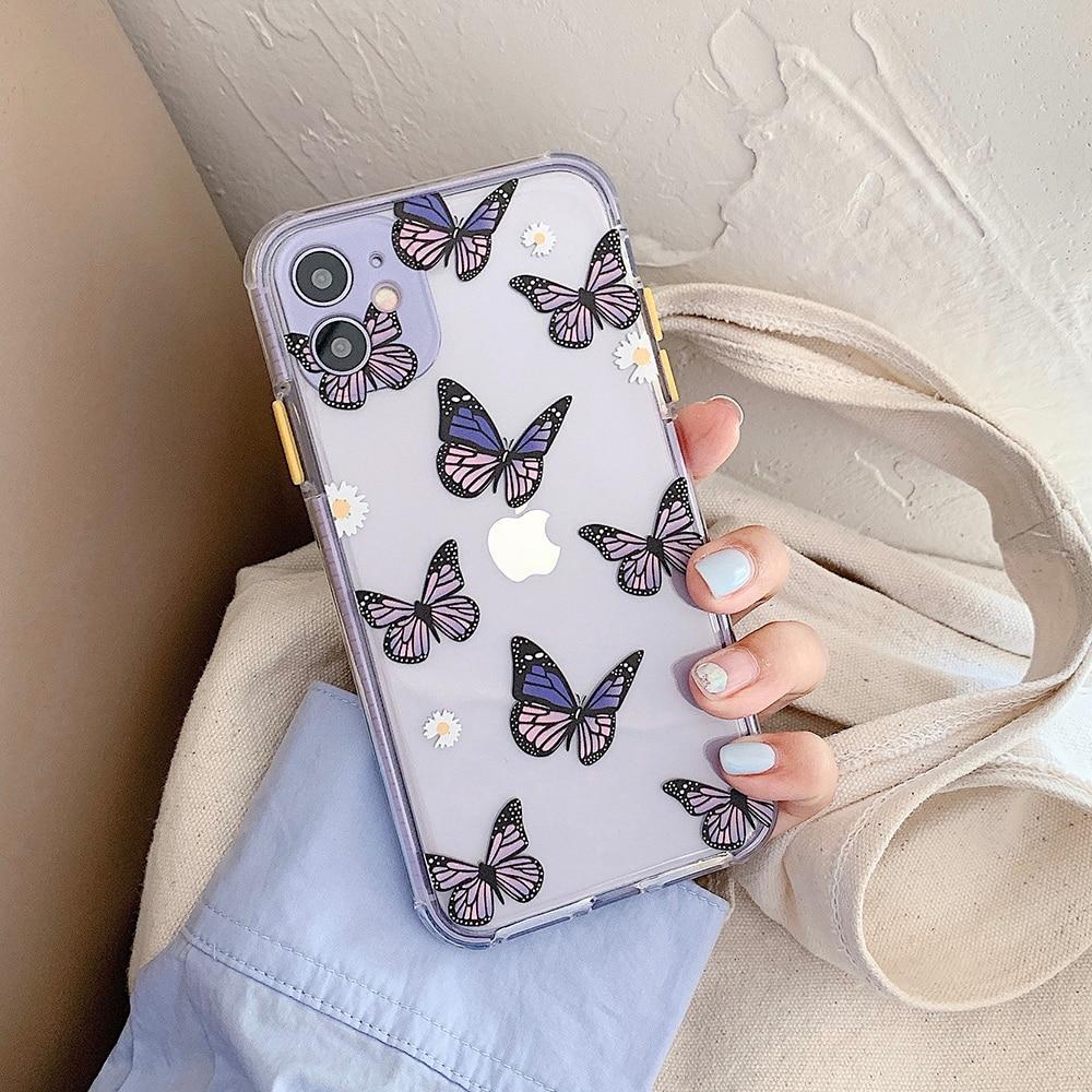 Shockproof Purple Butterfly Case-xinru