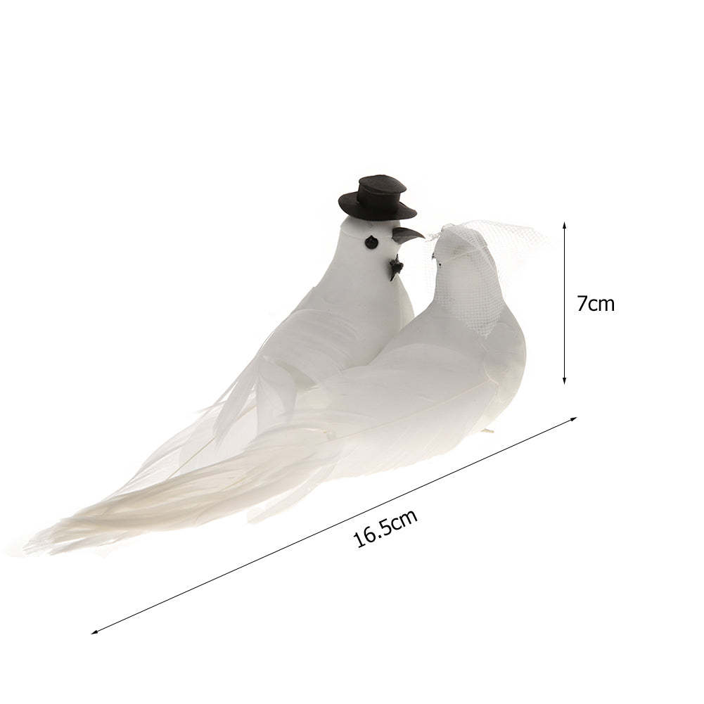 Handmade Foam Parrot Feather Figurine Ornament Fake Bird Garden Prop Decoration-xinru