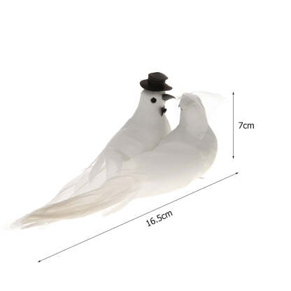 Handmade Foam Parrot Feather Figurine Ornament Fake Bird Garden Prop Decoration-xinru