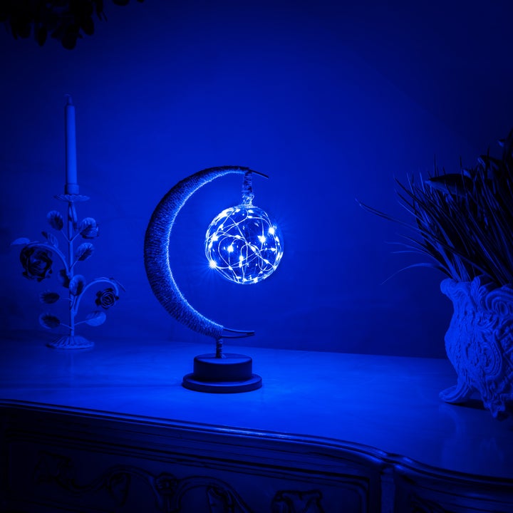 LED Moon Rattan Ball Light Line Rattan Handmade Hemp Rope Iron Night Light-xinru