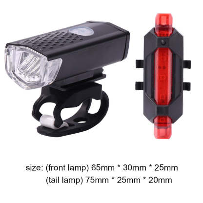 USB Rechargeable Waterproof Bike Light Flashlight-xinru