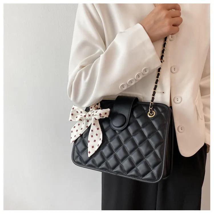 ボウチェーンショルダーバッグ-xinru shop