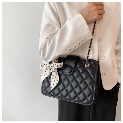 ボウチェーンショルダーバッグ-xinru shop