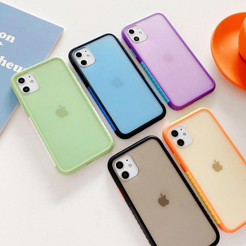 Cute Splicing Candy Color Case-xinru
