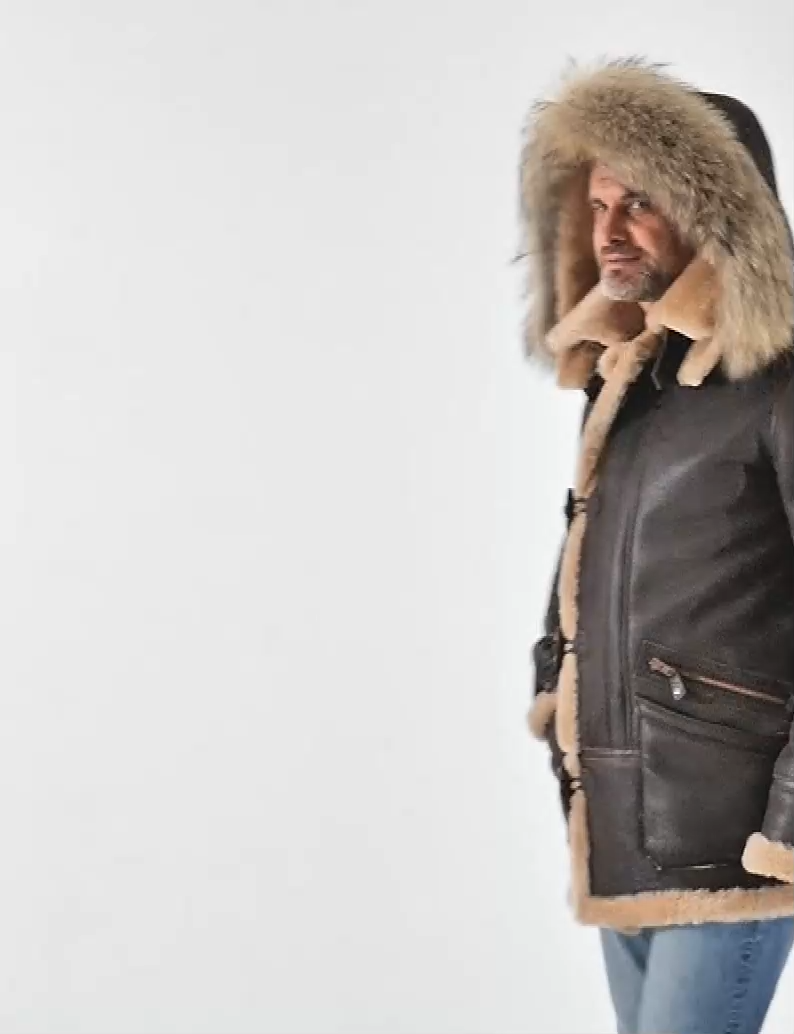 Jacket Pilot From Sheepskin B-7 Arctic Parka Art.208-xinru shop