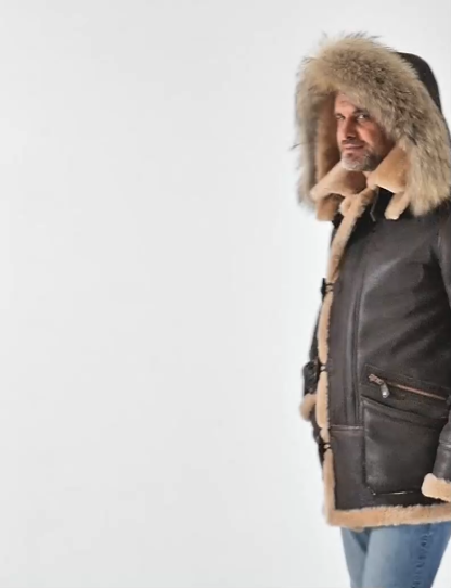 Jacket Pilot From Sheepskin B-7 Arctic Parka Art.208-xinru shop