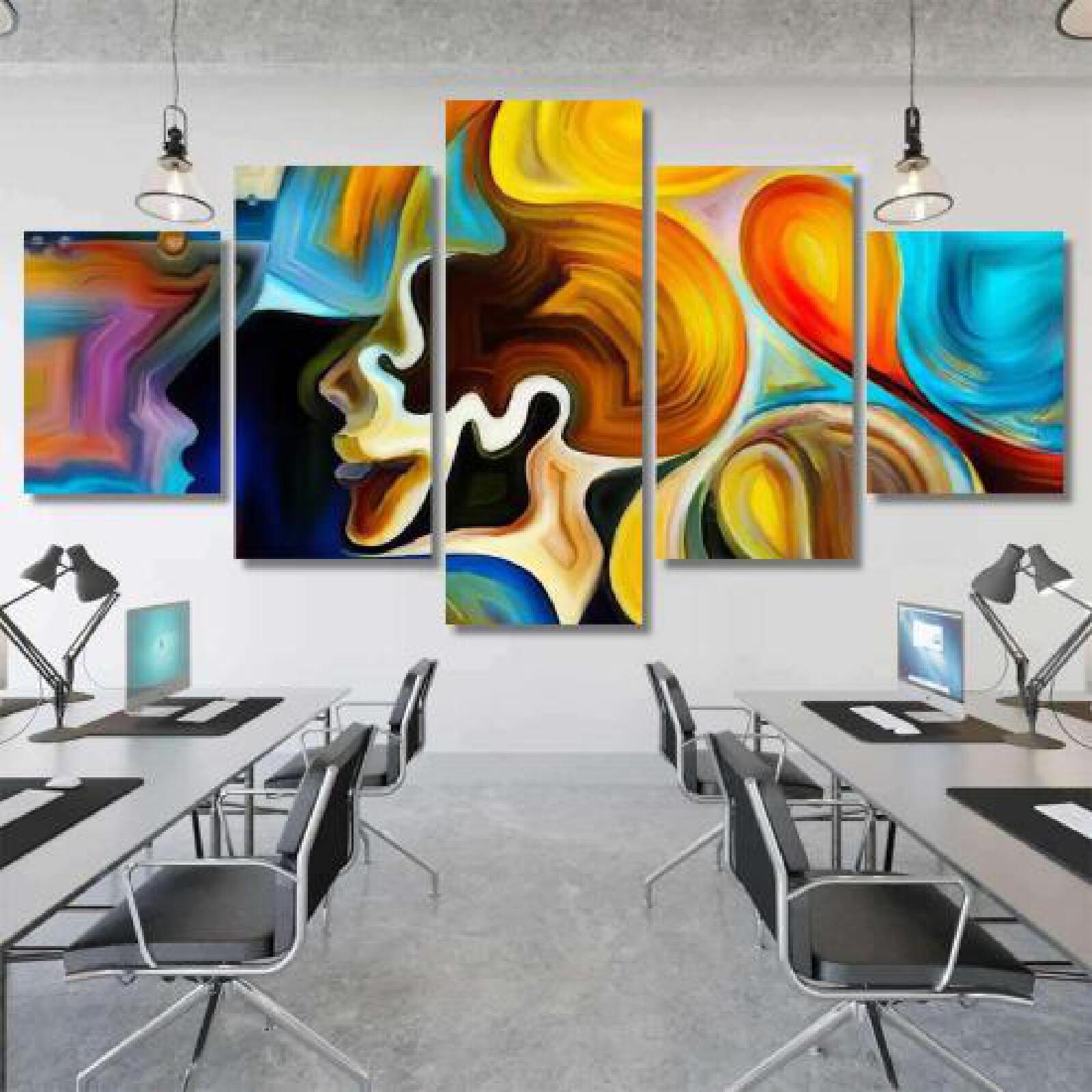 Colors Mind Series Artistic Abstract Composed-xinru shop