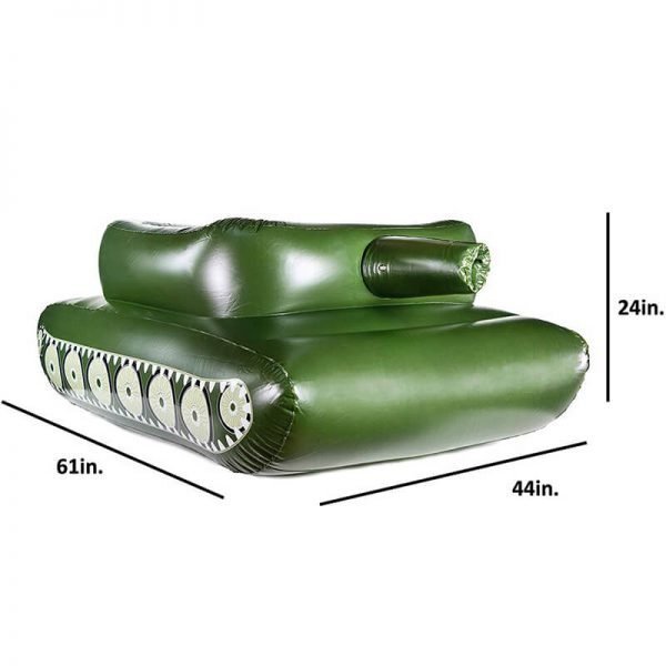 Inflatable Tank Shaped Pool Float That Shoot Water-xinru