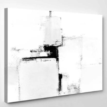 Black White Abstract Art Painting-xinru shop
