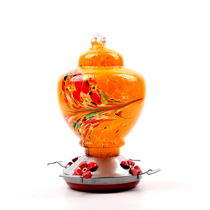 Glass Hummingbird Feeder 32OZ-xinru