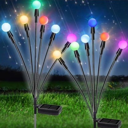 Starburst Swing Light Solar  Garden Decoration Color Changing Light-xinru