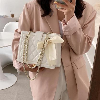 チェーンショルダーメッセンジャーバッグ-xinru shop