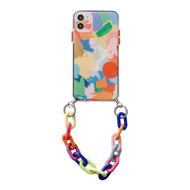 Abstract Art Chain Case-xinru