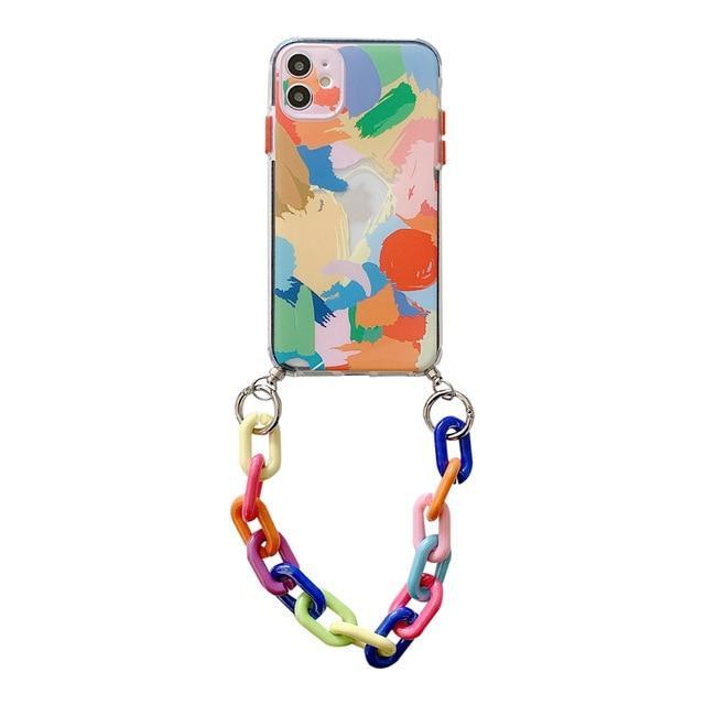 Abstract Art Chain Case-xinru