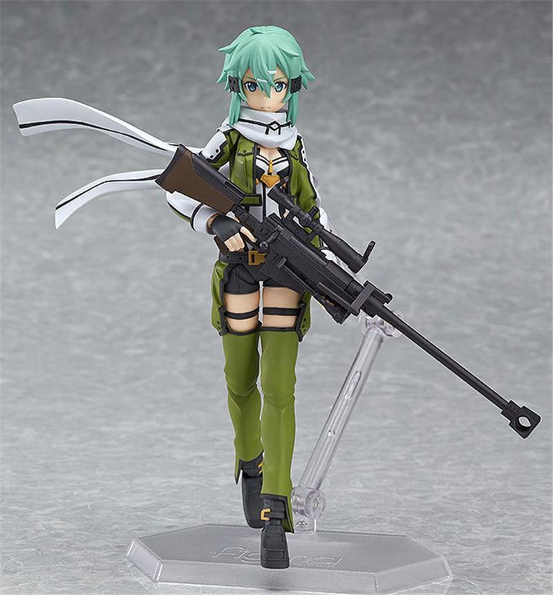 Sword Art Online Asada Shino Cute Figure Toy Anime Pvc Action Figure-xinru