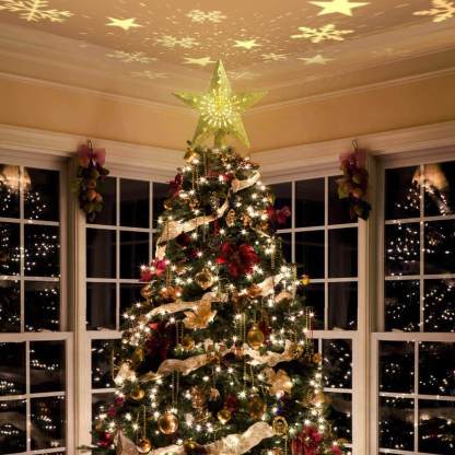 Christmas Tree Topper Projector Christmas Decorations for Tree-xinru shop