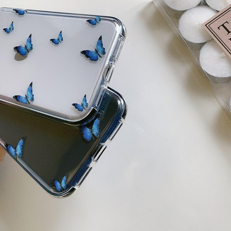 Shockproof Blue Butterfly Case-xinru