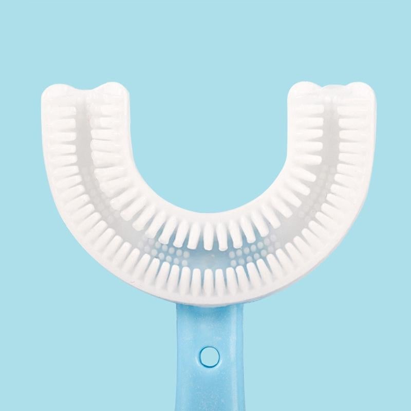 Baby U-Shaped Toothbrush 360 Degree Teeth Clean Soft Fur-xinru