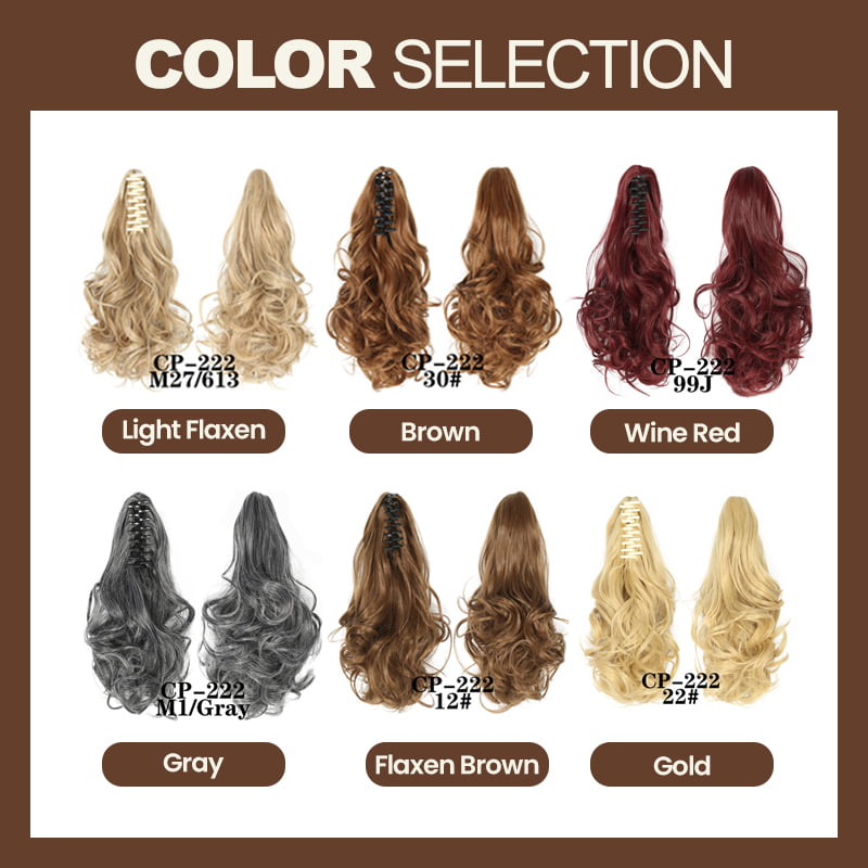 Naturally High Ponytail Hair Clip-xinru