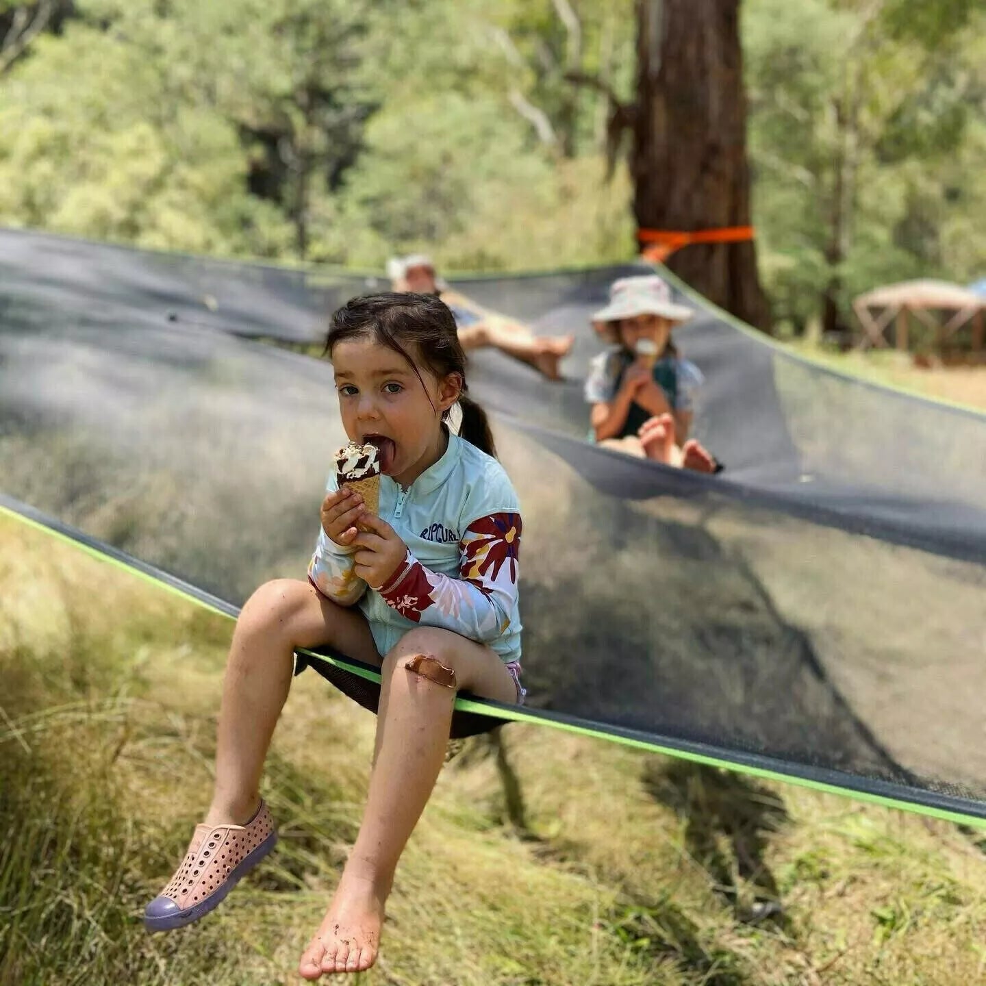 Multi-person hammock- patented 3 point design-xinru