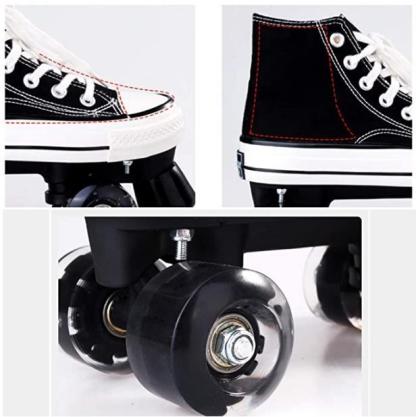 Canvas Flash Roller Skates-xinru shop