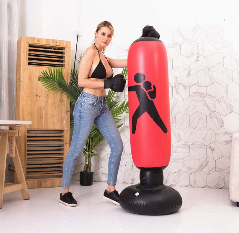 Fitness Inflatable Vertical Boxing Column Thickened 1.6 Meters High-xinru shop