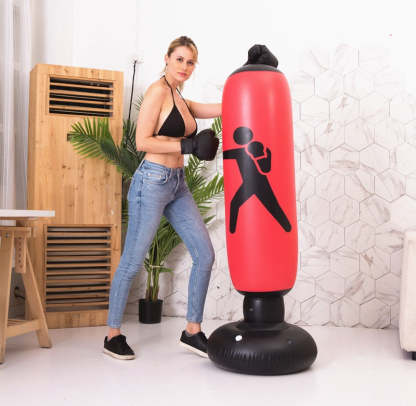 Fitness Inflatable Vertical Boxing Column Thickened 1.6 Meters High-xinru shop