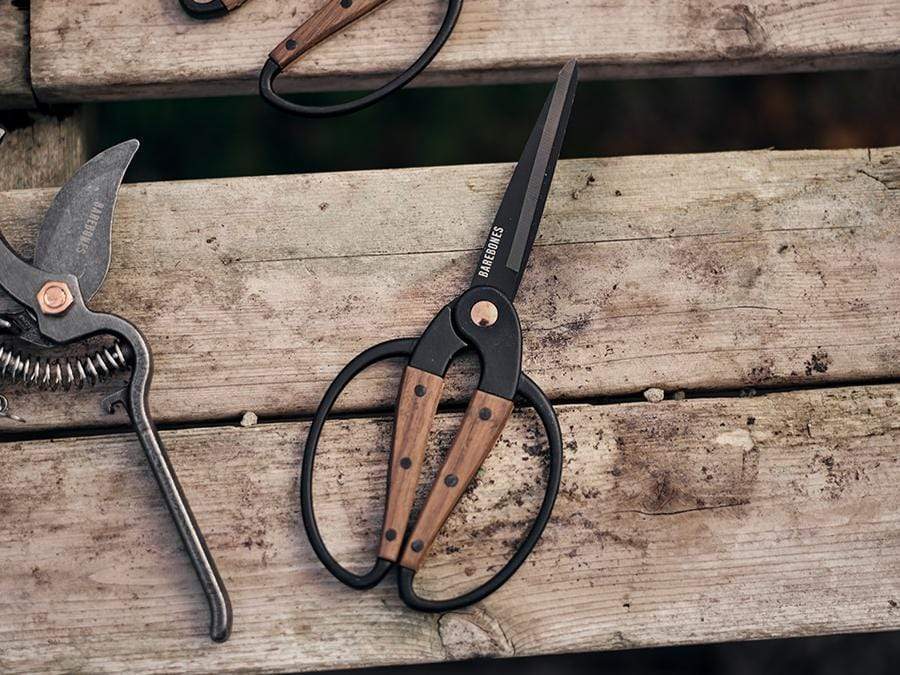 Barebones Living Walnut Garden Scissors-xinru shop
