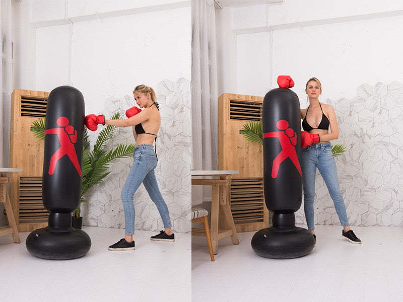 Fitness Inflatable Vertical Boxing Column Thickened 1.6 Meters High-xinru shop