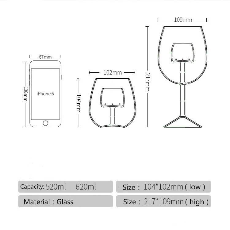 Creative Luxurious Aerating  Wine Decanter Goblet Wine Glass-xinru