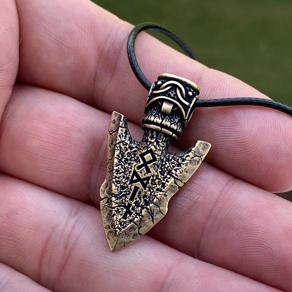 Odin's Spear - Bronze or Sterling Silver-xinru shop