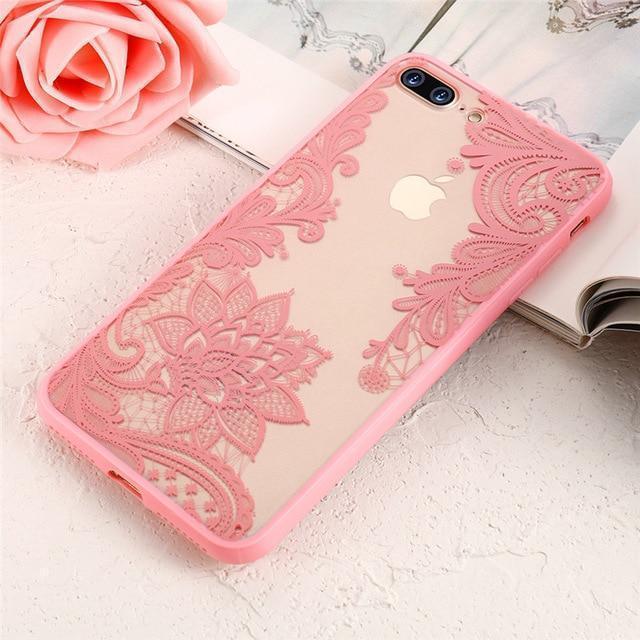 Luxury Lace Flower Case-xinru