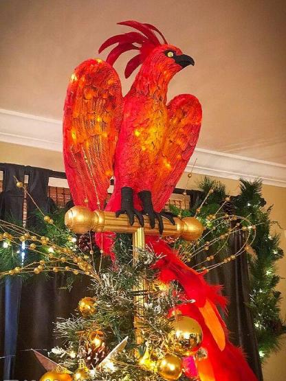 Christmas Phoenix Fawkes Tree Topper decoration-xinru shop