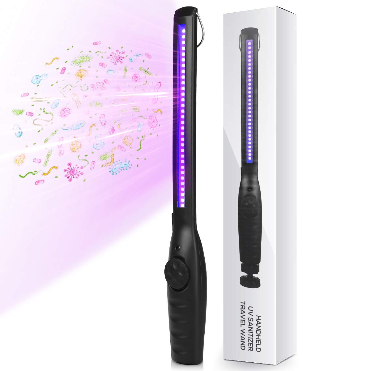 USB Rechargeable Portable UV Light Sanitizer Wand-xinru shop