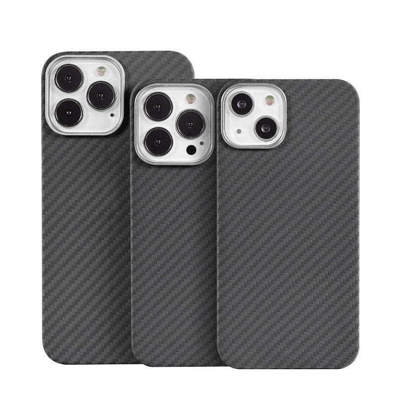 Carbon Fiber Fine Hole Hard Cover Case for iPhone-xinru shop
