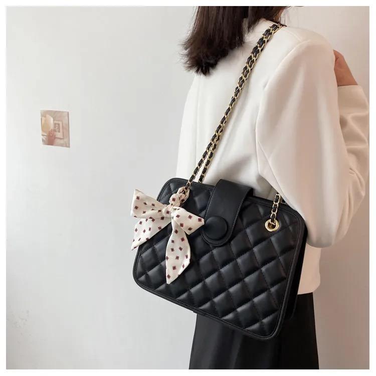 ボウチェーンショルダーバッグ-xinru shop